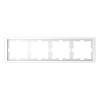 MTN4040-6535 Рамка D-Life Белый лотос 4-постовая Merten