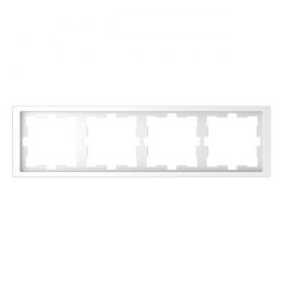 MTN4040-6535 Рамка D-Life Белый лотос 4-постовая Merten