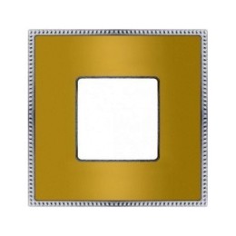 FD01431OBCB Рамка Belle Epoque Metal Золото / Хром 1-постовая Fede