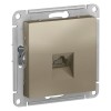 ATN000583 Atlasdesign Розетка компьютерная RJ45, кат. 5Е, механизм, Шампань Schneider Electric