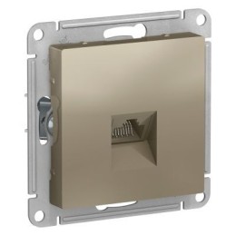 ATN000583 Atlasdesign Розетка компьютерная RJ45, кат. 5Е, механизм, Шампань Schneider Electric