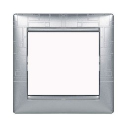 770341 Рамка Valena Алюминий модерн 1-постовая Legrand