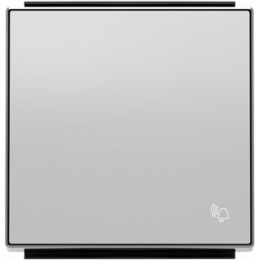 8504 PL Клавиша для 1-клав/ выключателей /переключ /кнопок сим "ЗВОНОК" серебряный, ABB