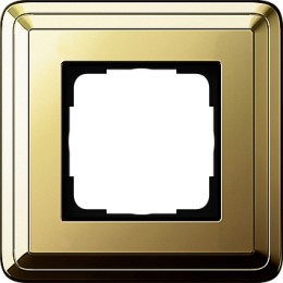 0211631 Рамка Classix Латунь 1-постовая Gira