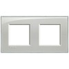 LNA4802M2KG Рамка LivingLight Квадрат Серое небо 2+2 модуля Bticino