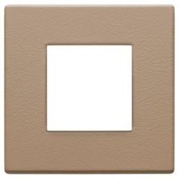 22642.21 Рамка Eikon EXE Саванна бежевый 2-модульная Vimar