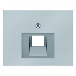 14077004 Центральная панель для розетки UAE цвет: нержавеющая сталь K.5 Berker