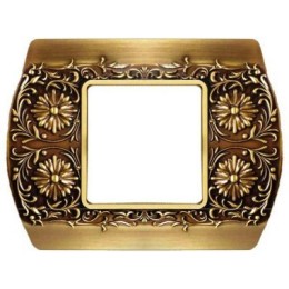 FD01421PB Рамка Sanremo Патина 1-постовая Fede