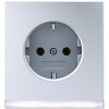 AL2520-OLEDW SCHUKO-розетка с подсветкой LED Jung LS серия