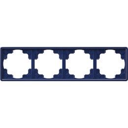 021446 Рамка S-color Синий 4-постовая Gira