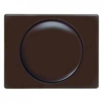 11350001 Центральная панель с регулирующей кнопкой для поворотного диммера цвет: коричневый, с блеском Arsys Berker