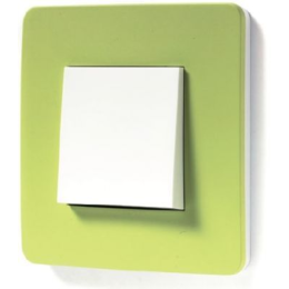 NU280211 Рамка Unica Studio Color Зеленое яблоко / Белый 1-постовая Schneider Electric