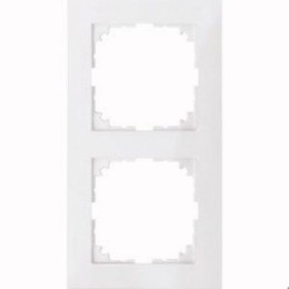MTN4020-3619 Рамка M-Pure Полярный белый 2-постовая Merten
