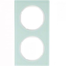 10122109 Рамка R.1 Полярная белизна, стекло 2-постовая Berker