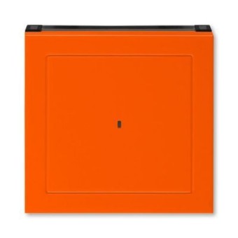 Накладка ABB Levit для выключателя карточного оранжевый / дымчатый чёрный 3559H-A00700 66 2CHH590700A4066