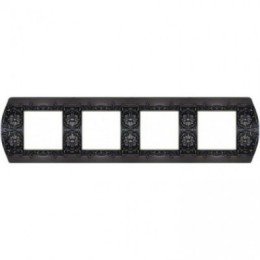 FD01424GR Рамка Sanremo graphite 4-постовая гор/верт. Fede