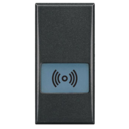 HS4921LL Axolute Клавиши с подсвечиваемыми символами для выключатель в дизайне AXIAL - 1 модуль, сигнализация Bticino