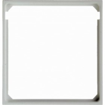 11098989 Промежуточная рамка для центральной платы цвет: полярная белизна, с блеском S.1/B.3/B.7 Glas Berker