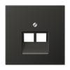 AL2969-2UAAN LS 990 Антрацит Накладка 2-ой наклонной ТЛФ/комп розетки Jung LS серия
