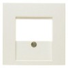 10338912 Центральная панель для розетки TAE цвет: белый, с блеском S.1 Berker