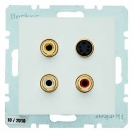 3315328989 BMO CINCH/S-VIDEO S1 цвет: полярная белезна Berker