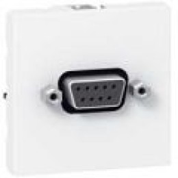 078765 Mosaic Розетка SUB D9, под винт Legrand