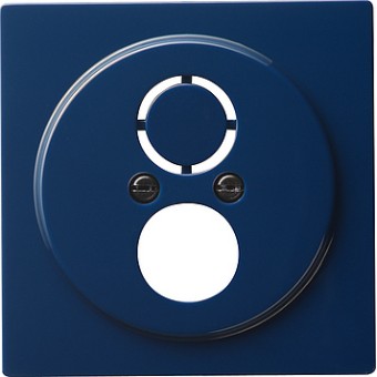 027746 Накладка с опорной пластиной и переходником для вычислительной техники и средств связи Синий Gira S-color
