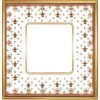 FD01471MAOB Рамка Belle Epoque Porcelain Коричневый / Золото 1-постовая Fede