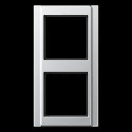 A582AL Рамка A 500 Алюминий 2-постовая Jung