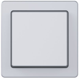 10116084 Рамка Q.1 Алюминиевый с эффектом бархата 1-постовая Berker