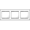 MTN471344 Рамка с полем для надписи M-Smart Бежевый 3-постовая Merten