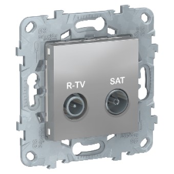 NU545530 Розетка R-TV/SAT, оконечная, Алюминий Schneider Electric