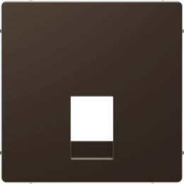 MTN4215-6052 D-life центральная накладка для розетки 2-ной RJ11/RJ12, мокко Merten