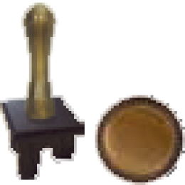 FD02316PM-M Ручка тумблерного типа, цвет matt patina + черный FEDE