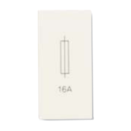 N2108 BL Держатель для предохранителя, 1-модульный, серия Zenit, цвет альпийский белый, ABB