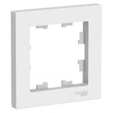 ATN000101 Рамка Atlasdesign Белый 1-постовая Schneider Electric ATN000101 Рамка Atlasdesign Белый 1-постовая Schneider Electric