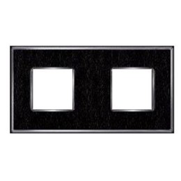 FD01322MCB Рамка Vintage Tapestry Monalisa / Bright chrome 2-постовая Fede