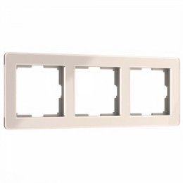 W0032743 Рамка на 3 поста Acrylic айвори Werkel a060539