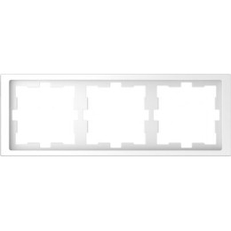 MTN4030-6535 Рамка D-Life Белый лотос 3-постовая Merten