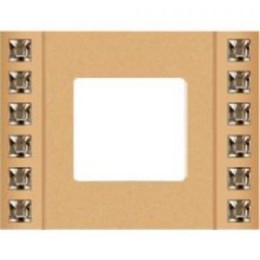 FD01281OR Рамка Crystal De Luxe Золото 1-постовая Fede