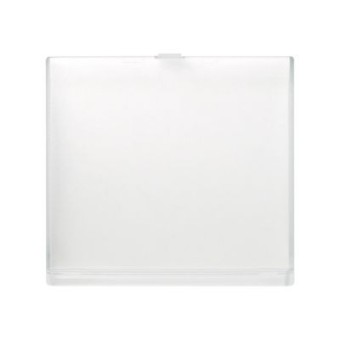 4400092-138 Накладка декоративная сменная для рамки под ориентационный светильник, Simon 44 Aqua, прозрачный белый