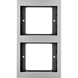 13237003 Рамка K.5 Алюминий 2-постовая вертикальная Berker