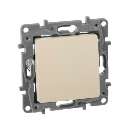 672314 Выключатель без фиксации (кнопка) с Н.О./Н.З. контактом - Etika - 6 A - 250 В~ - слоновая кость Legrand