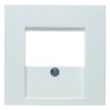6810338989 Центральная панель для розетки TDO цвет: полярная белизна, с блеском S.1/B.3/B.7 Glas Berker