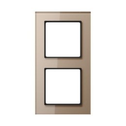 AC582GLCH Рамка A Creation Шампань 2-постовая Jung