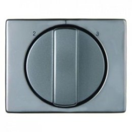 10880104 Центральная панель с вращающейся ручкой для 3-уровневого выключателя цвет: нержавеющая сталь Arsys Berker