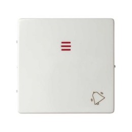 82015-30 Клавиша с пиктограммой "звонок" для кнопочного выключателя с подсветкой, S82, S82N, S82 Detail, белы Simon