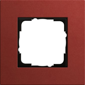0211229 Рамка Esprit Linoleum-Multiplex Красный 1-постовая Gira