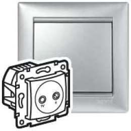 770133 Valena Розетка TV-FM оконечная 862 МГц 10дБ Legrand