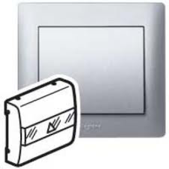 771354 Galea Life Лицевая панель для выключателя с ключом-картой, алюминий Legrand